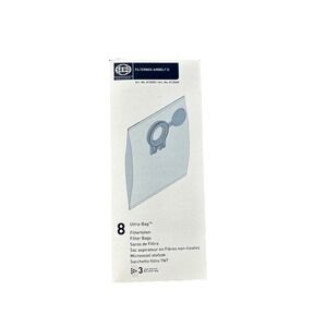 Sebo D Series 8120ER Vacuum Ultra Bag 8-Pack Genuine OEM Filter box Airbelt D